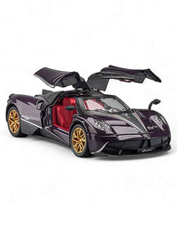 Pagani Huayra Diecast Model Car 1:24 Scale Purple