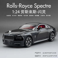 Black Rolls Royce Spectre 1:24 Diecast Model Car Toy