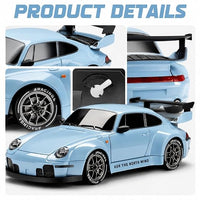 Porsche RC Drift Car with Flammable Tyres 1:24 Scale