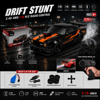 2.4GHz 4WD Drift Muscle RC Car with Spray