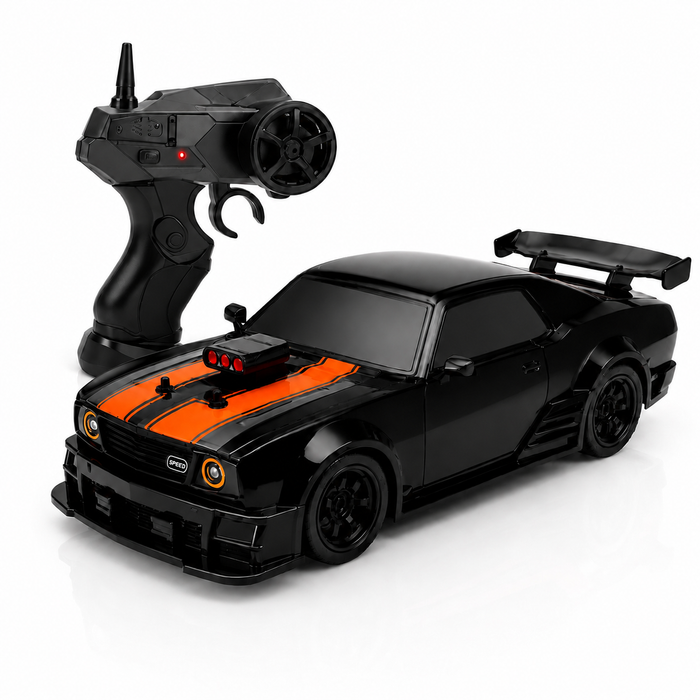 2.4GHz 4WD Drift Muscle RC Car with Spray