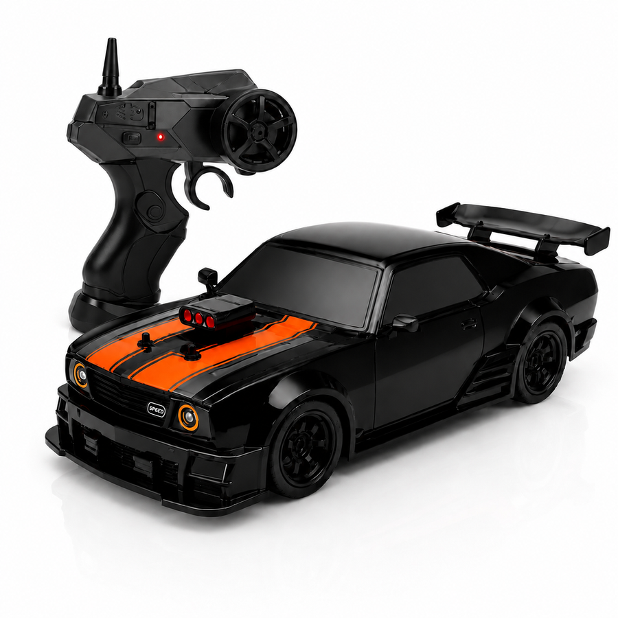 2.4GHz 4WD Drift Muscle RC Car with Spray